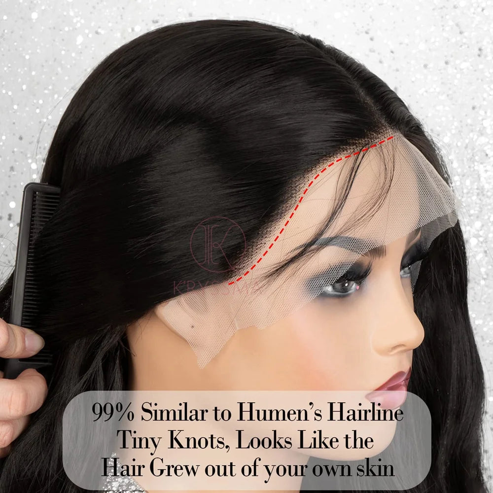 Highlight Body Wave Lace Front Wigs Synthetic 13x4 Ombre Blonde Lace Front Wig 13x6 HD Honey Blonde Lace Frontal Wigs For Women