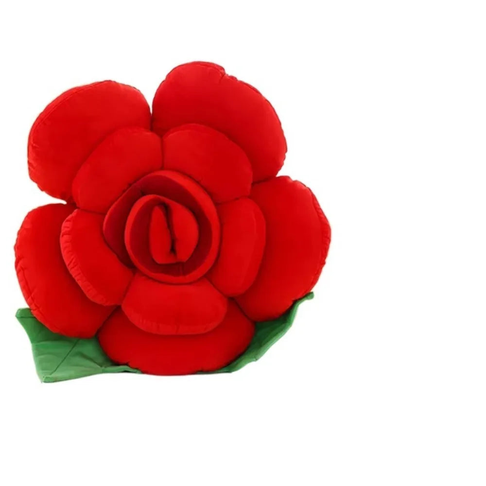 Rose Shaped Pillow | Plush Flower Cushion for Sofa, Car & Home Decor | 3 Sizes | Wedding Gift