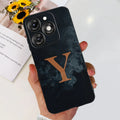 Infinix Smart 8 Phone Case – Soft TPU Silicone Flower & Letter Pattern Cover (6.6")