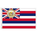 Hawaii State Flag Banner – Polyester Printed Hawaiian Emblem Flag for Indoor & Outdoor Decor