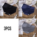 Women's Low-Rise Seamless Underwear – 3-Pack Solid Color Breathable Sexy Briefs