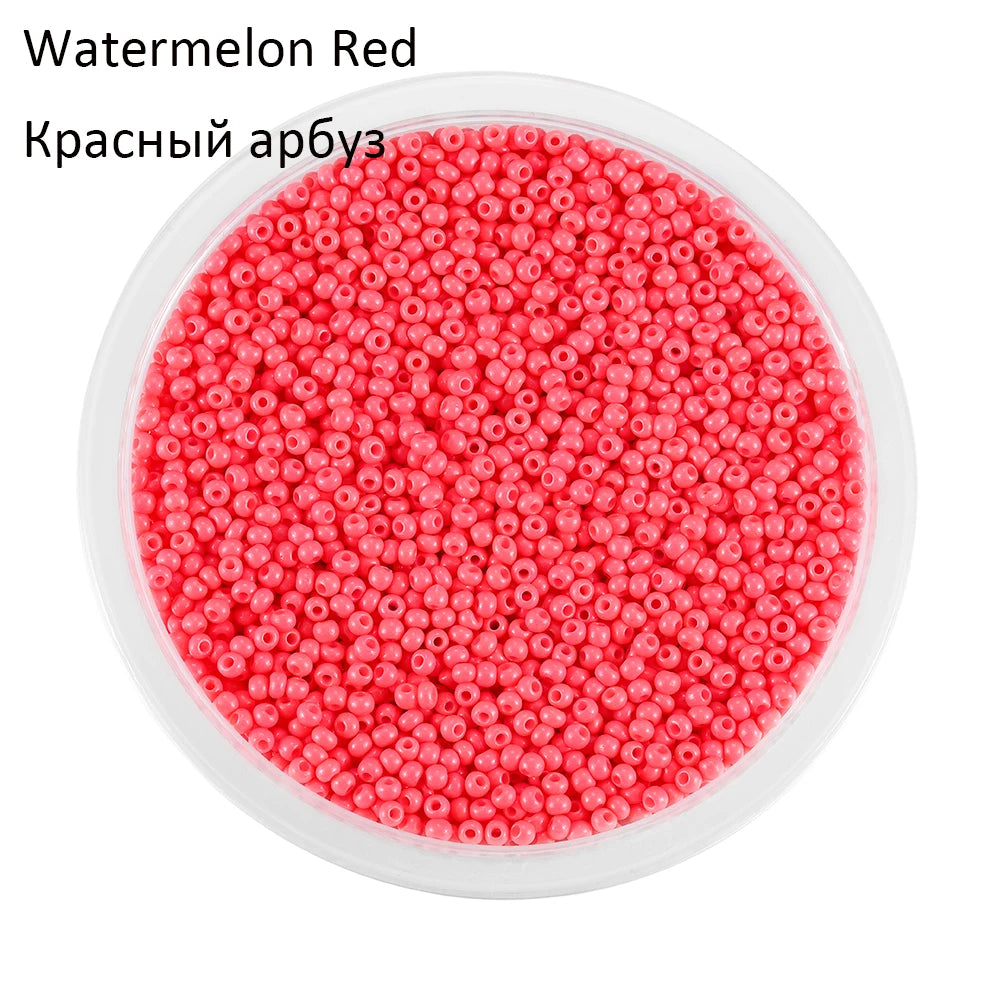 2mm Charm Glass beads Czech Glass Seed Beads Small Round Loose Bead For DIY Jewelry Making Earrings Bracelet