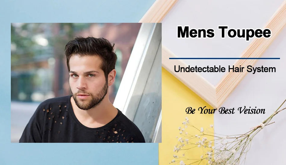 The Invisible Crown — Men's French Lace Toupee | 100% Indian Remy Hair | Natural Hairline | 6-Month Lifespan