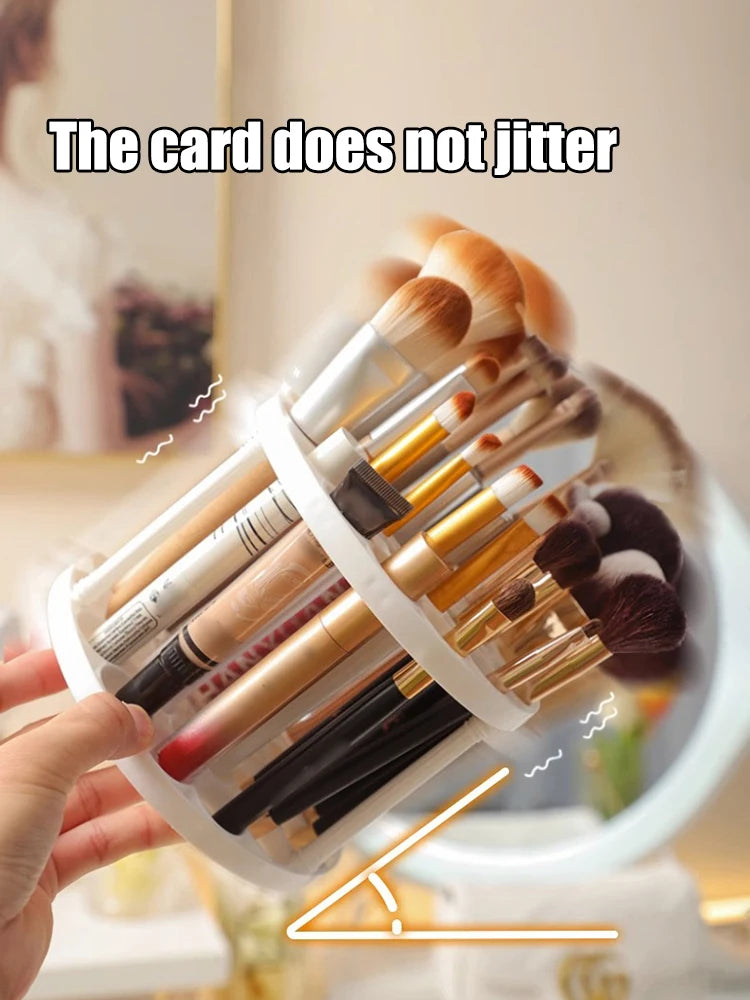 Makeup Brush Storage Rack Desktop Cosmetics Storage Rack Lipstick Makeup Brush Storage Dressing Table Sorting Storage Box
