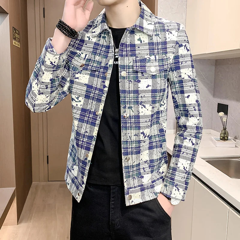 Winter Short Wool Blends Jackets Men's Brand Casual Business Trench Coat Thickened Warm Social Streetwear Overcoat