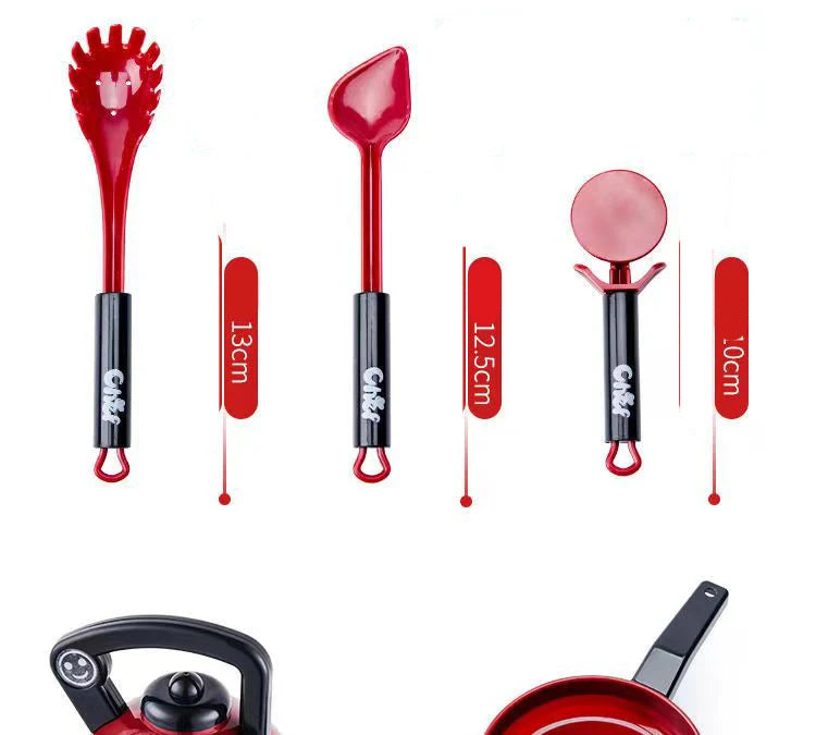 Kids Pretend Play Kitchen Toy – Simulation Food Barbecue Cooking Set for Girls