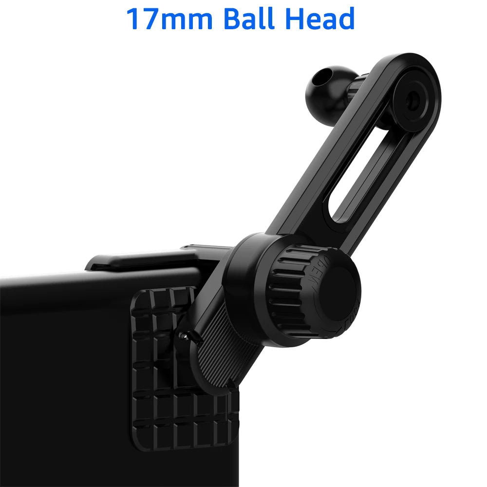 Car Display Screen Mobile Phone Stand Base with Extension Rod Universal 17mm Ball Head Car Phone Holder Fixed Base for Tesla 3/Y