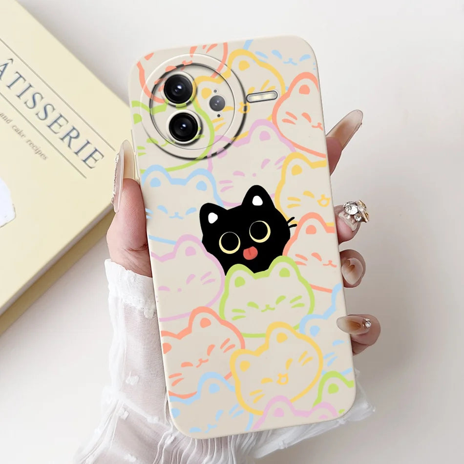 Xiaomi Poco F7 Ultra / F7 Pro Phone Case – Cute Cat & Panda Soft Silicone Shockproof Cover