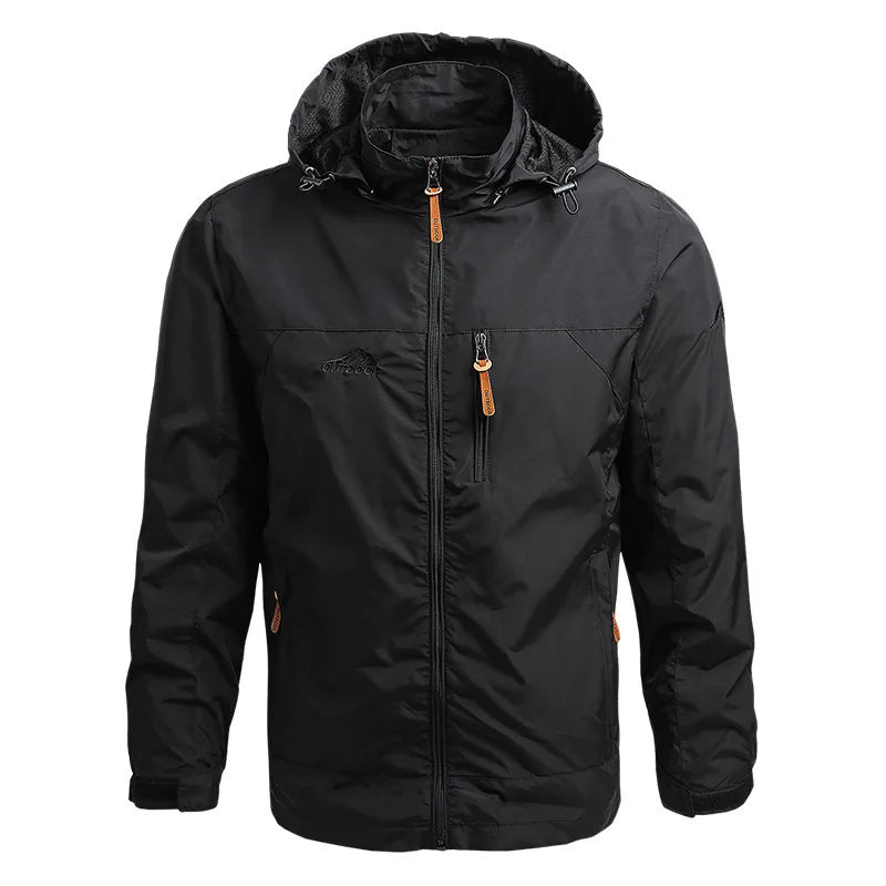 Men's Waterproof Softshell Tactical Jacket – Windbreaker for Hunting, Hiking & Fishing