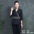 Beauty Technician Wears Foot Massage Bath Skin Care Styling Design Manicure and Eyelash Nail Salon Uniform Spa Uniforms Women