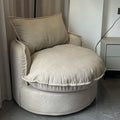 European Luxury Living Room Sofa – Upholstered Round Cute Eclectic Corner Sofa