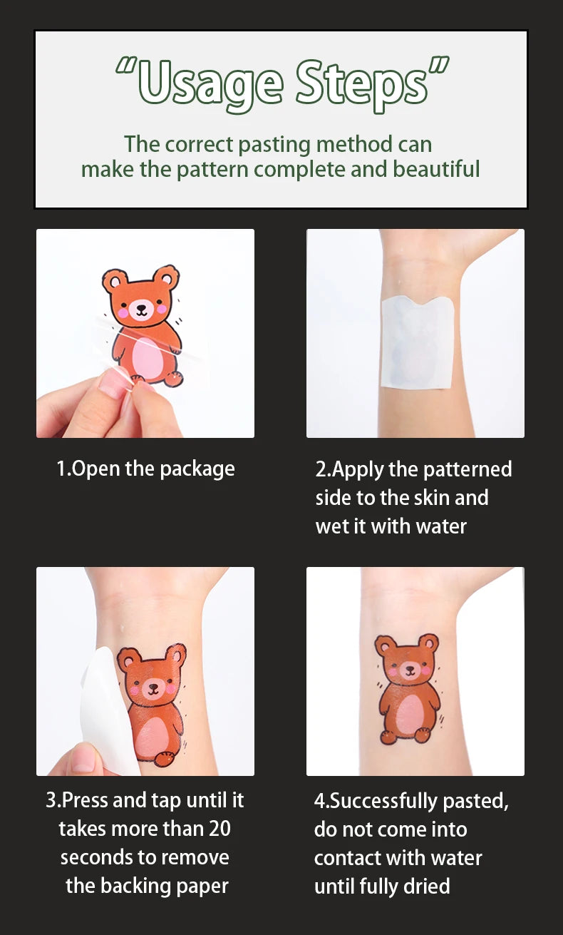 Red Lips Temporary Tattoo – Long-Lasting Waterproof Fake Tattoo for Neck & Arm