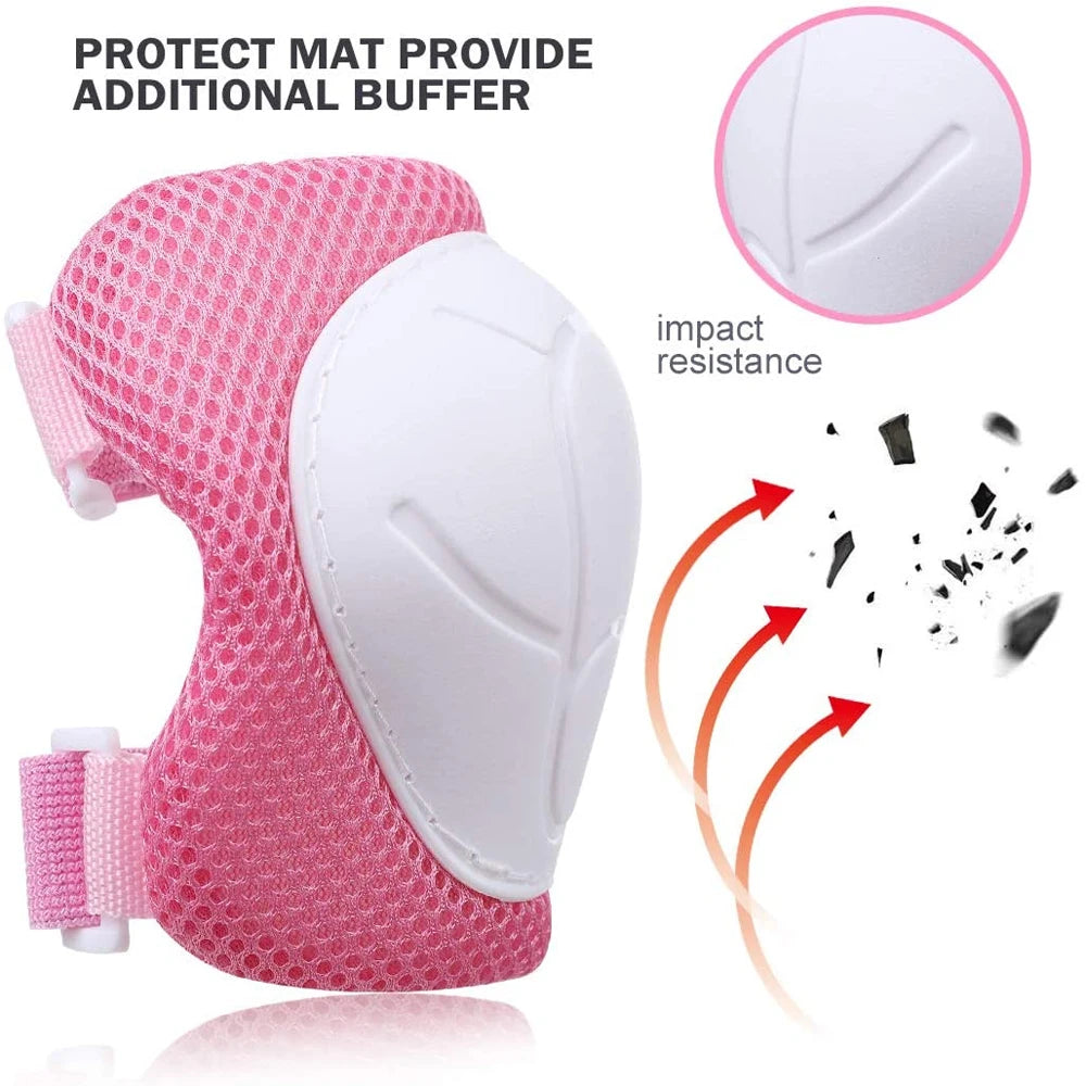 Kids Knee Pads & Elbow Pads Set – Protective Safety Gear for Children Ages 3–7