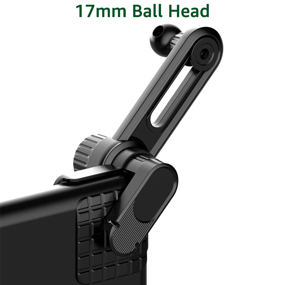 Car Display Screen Mobile Phone Stand Base with Extension Rod Universal 17mm Ball Head Car Phone Holder Fixed Base for Tesla 3/Y