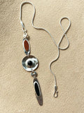 Eye Motif Necklace & Earrings Set – Artistic Craft Jewelry for Women & Men