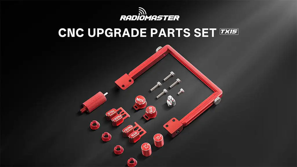 RadioMaster TX15 CNC Folding Stand – Adjustable Length Aluminum RC Transmitter Stand