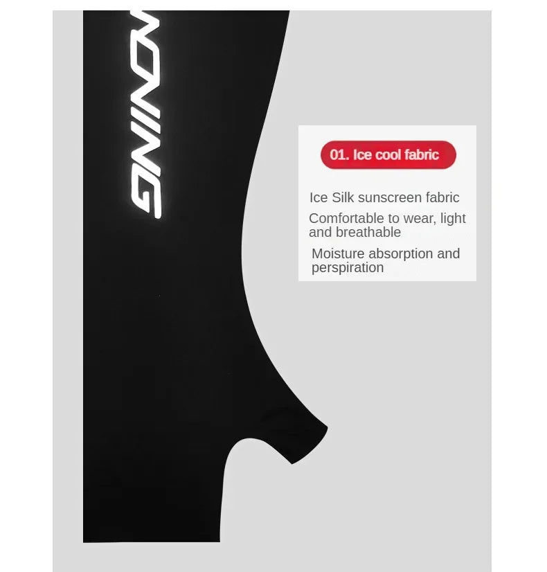 UV Protection Ice Silk Arm Sleeves – Cooling Cycling & Sports Sleeves for Men & Women