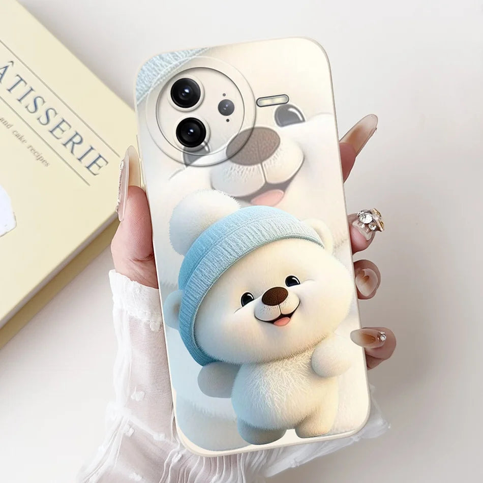 Xiaomi Poco F7 Ultra / F7 Pro Phone Case – Cute Cat & Panda Soft Silicone Shockproof Cover