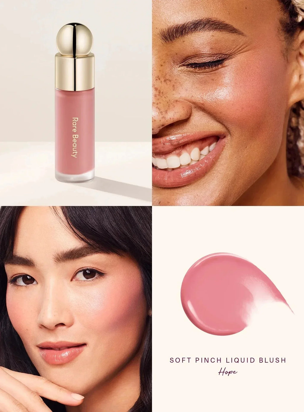 Rare Beauty Matte Liquid Blush – Long-Lasting Soft-Focus Sweatproof Waterproof Formula