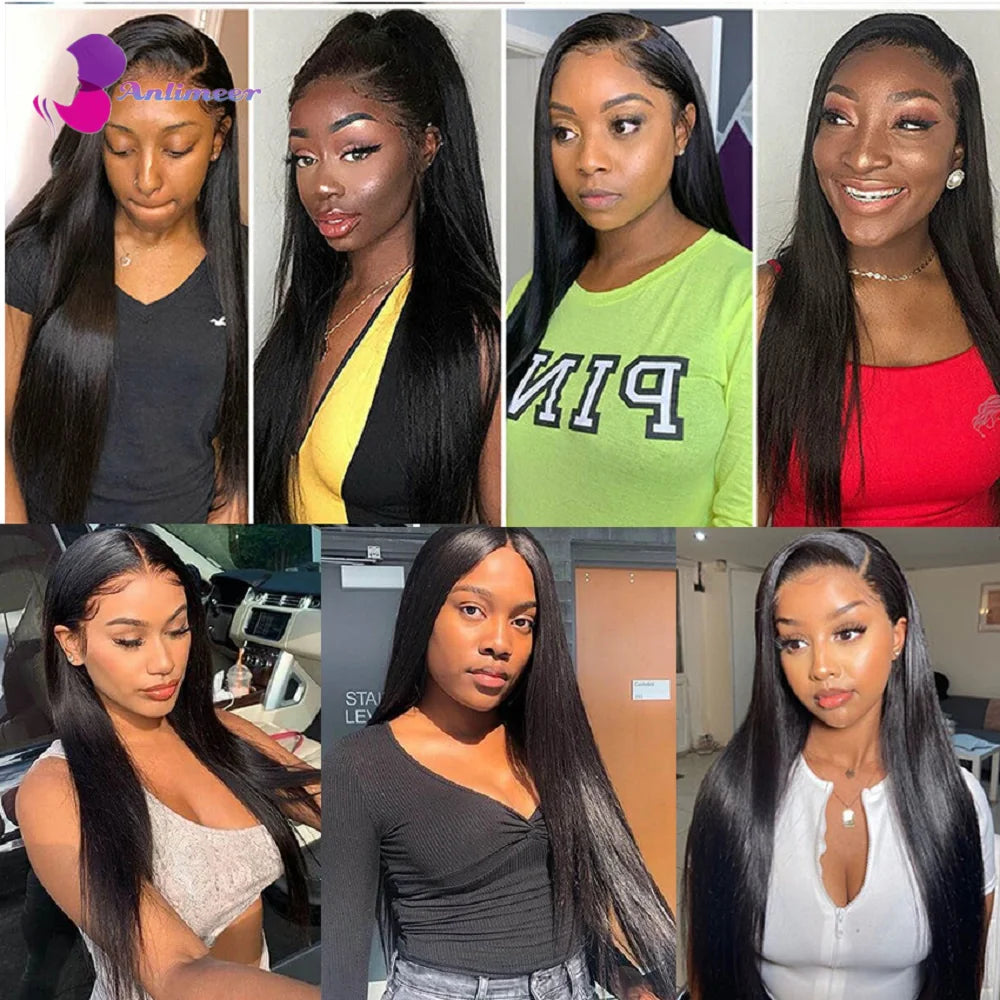 13x4 Silk Base Wig Deep Parting Human Hair Straight Wigs Human Hair Lace Front Wig 13X4/13X6 Wig/Silk Base/ 360 Full Lace Wig
