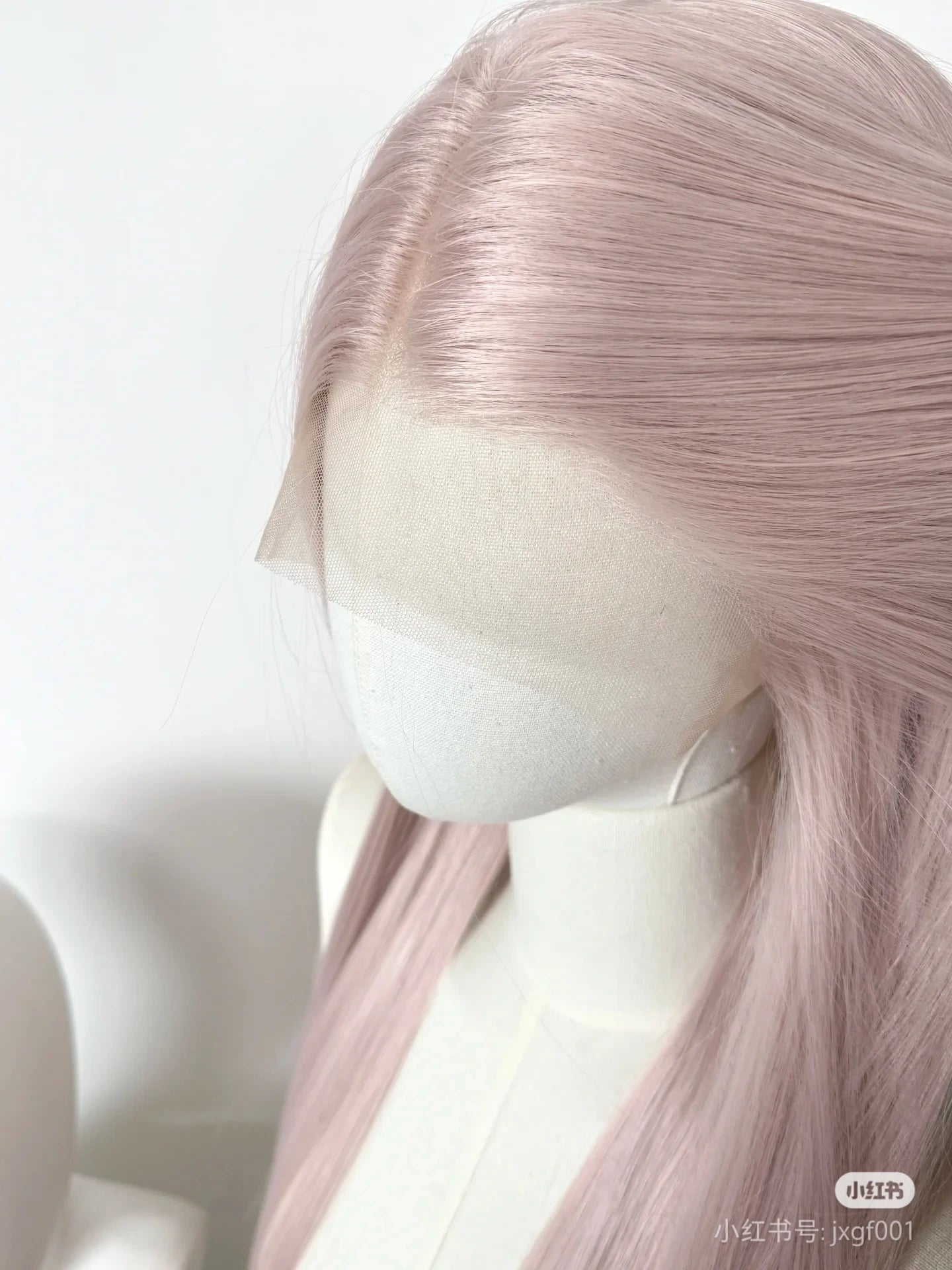 Rose Pink Wig for Women 13*4 Cosplay Wig 26inch Long Straight Hair Wigs Synthetic Lace Wigs Natural Hairline for Daily Use 가발