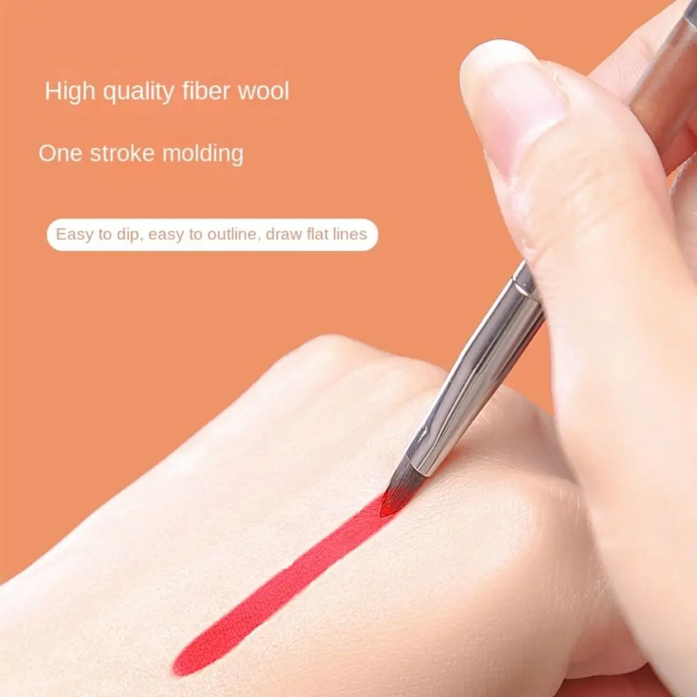 Lip Gloss & Lipstick Brush – Concealer & Lip Makeup Brush with Protective Cap