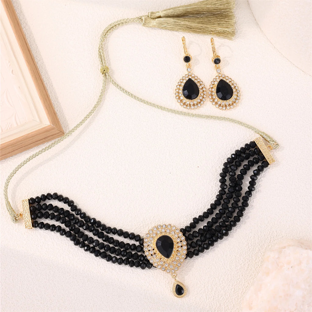 Moroccan Women's Bridal Jewelry Set – Luxurious Traditional Accessories for Weddings & Holiday Gifts