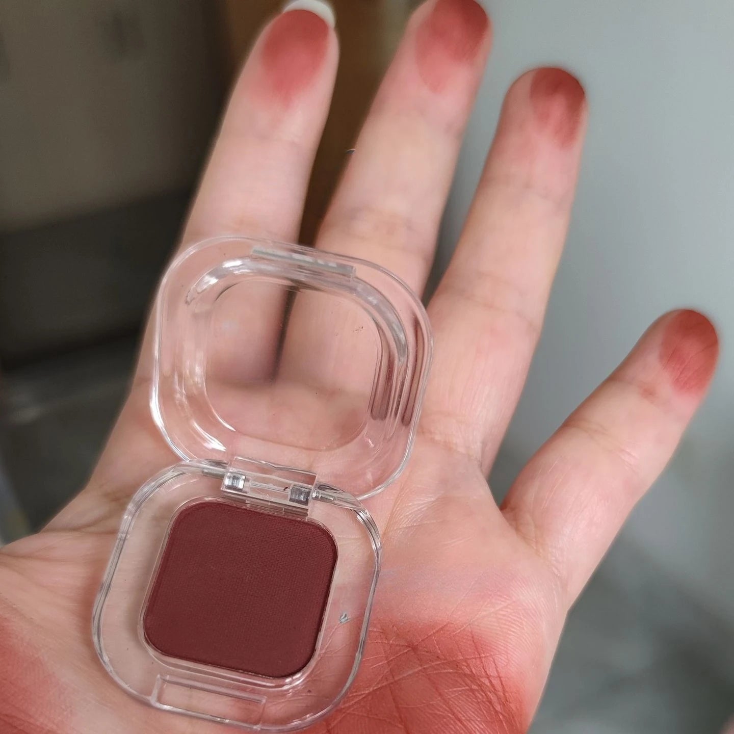Monochrome Matte Brick Red Eyeshadow Silky Brown Powder Palette Waterproof Lying Silkworm Eyeliner Aegyo-sal Under Eye Makeup