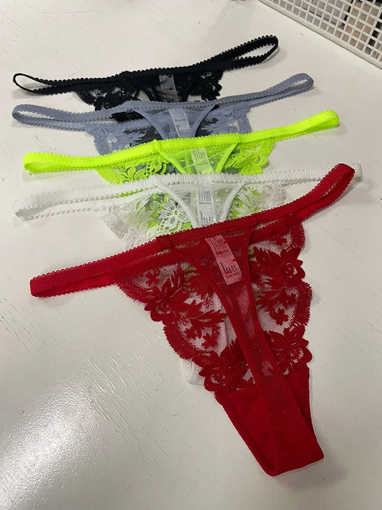 Lace Thong Panties – Women's Seamless Breathable G-String Underwear (S–XL)