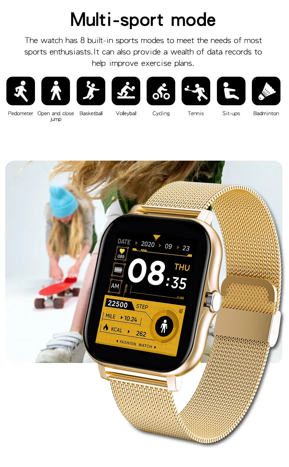 Bluetooth Call Smartwatch – 1.83" Sports Fitness Watch for Android & iOS