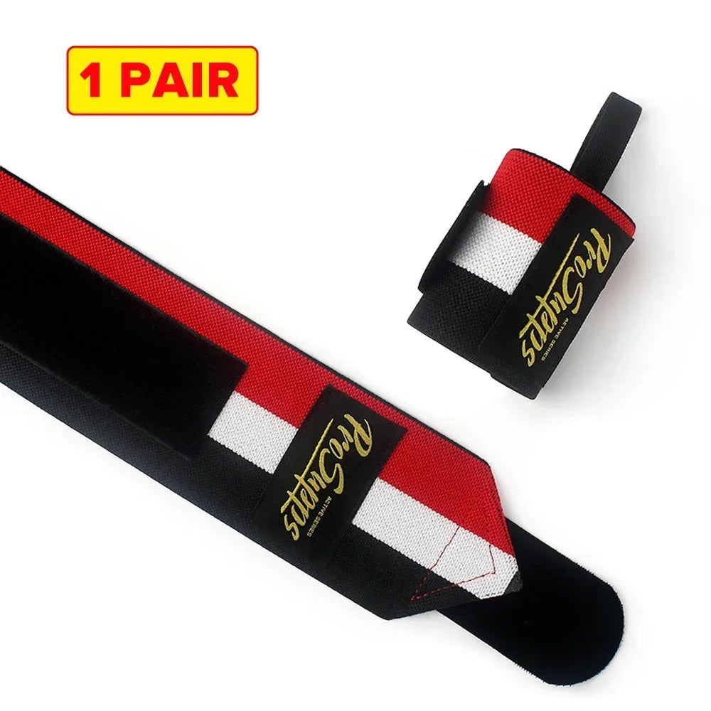 Gym Wrist Support Straps – Breathable Wristbands for Fitness, Weightlifting & Sports (1 Pair)