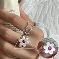 925 Sterling Silver Water Drop Ring For Women Gift Geometric Punk Exaggeration Trend Hiphop Jewelry Accessories Dropshipping