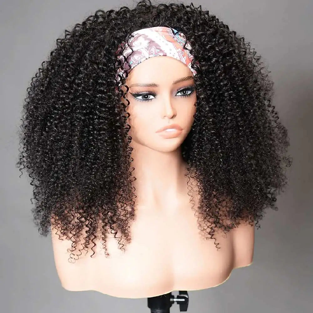 Kinky Curly 3-in-1 Half Wig | 100% Brazilian Remy Human Hair | Glueless Flip Over | 16"–36"