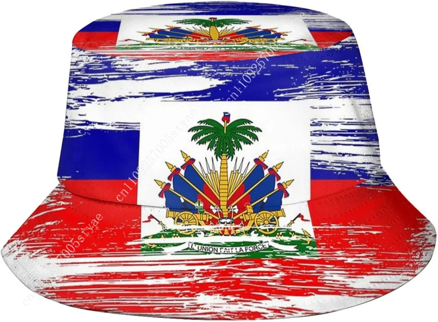 Haiti Flag Bucket Hat – Unisex Haitian Outdoor Fisherman Cap