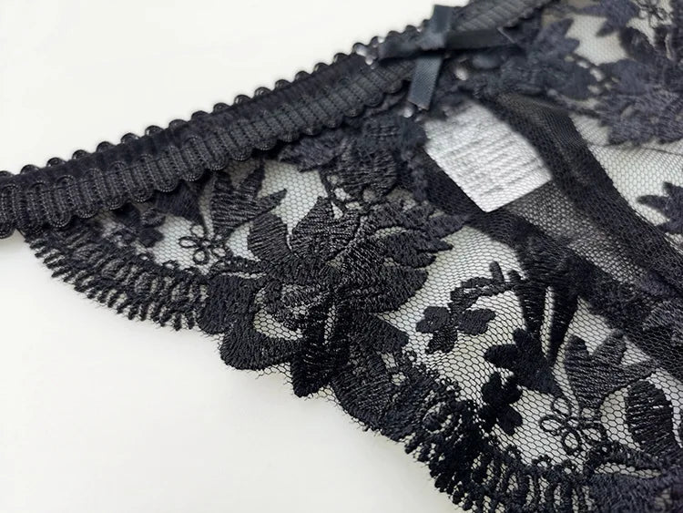 Lace Thong Panties – Women's Seamless Breathable G-String Underwear (S–XL)