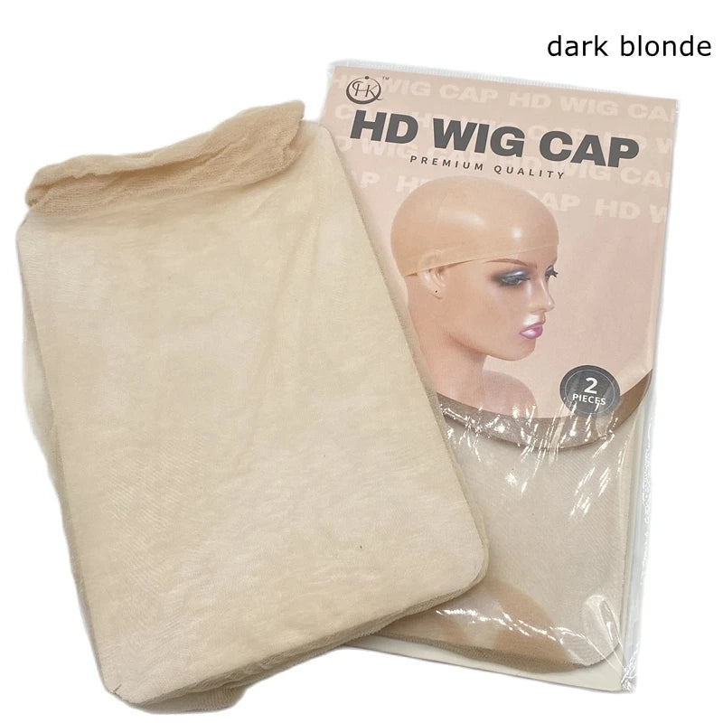 10 Pcs HD Thin Wig Cap Transparent and Invisible Sheer Wig Cap for HD Wigs Wig Accessories