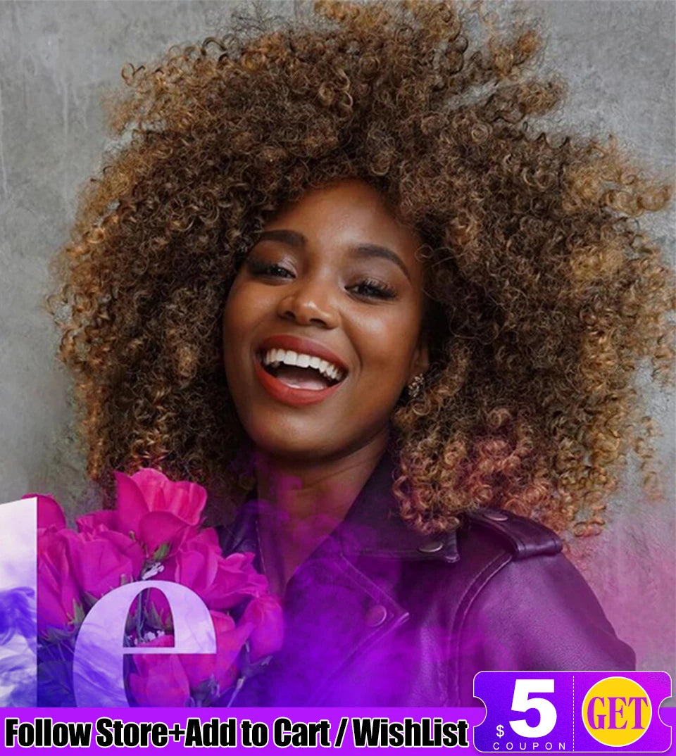 Ombre Brown Blonde Synthetic Body Wave Lace Front Wig 13x5x1 For Black Women 18“ T Part Wavy Layered Cosplay Wig with Baby Hair