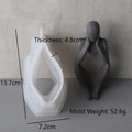 Thinker Statue Silicone Mold | 3D DIY Resin & Plaster Abstract Figure Mould | Nordic Home Decor Craft