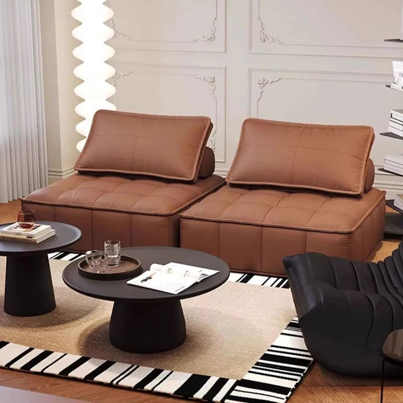 Single Modern Luxury Sofa – Nordic Sectional Lounger for Living Room