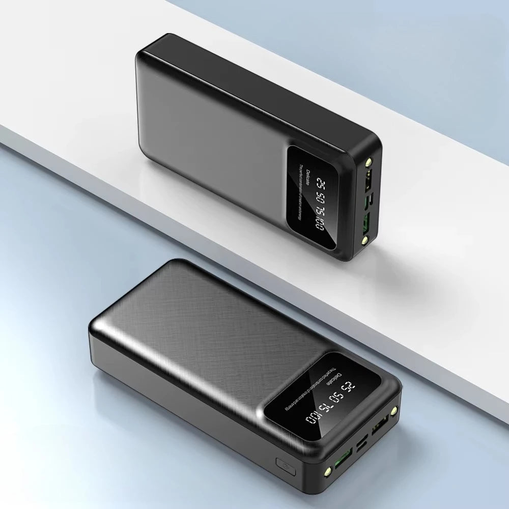 Power Bank 50000mAh Large Capacity External Battery USB Fast Charging LED Display Portable Phone Charger For iphone and Xiaomi
