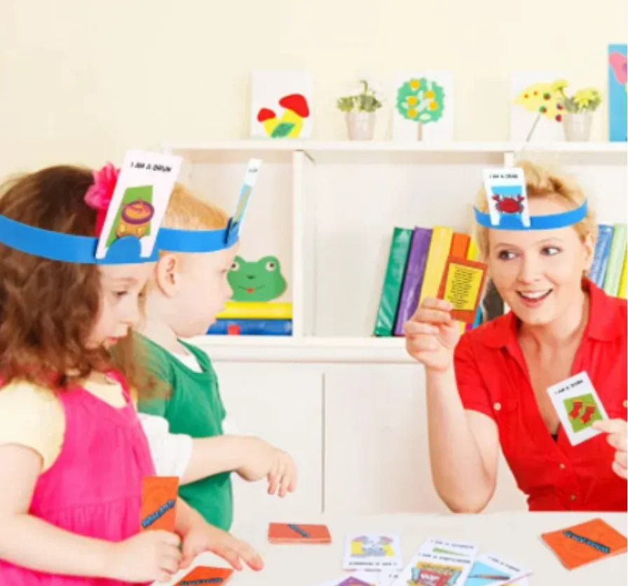 Kids Picture Guessing Board Game – Who Is It? Family Party Game for Children