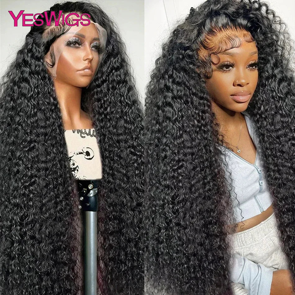 HD 13x6 Deep Curly Lace Front Human Hair Wigs On Sale Vietnamese 30 36 Inch Water Wave Glueless Lace Frontal Wig Raw Human Hair