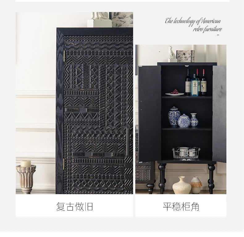 European Quality Living Room Cabinet – Premium Storage Display Unit