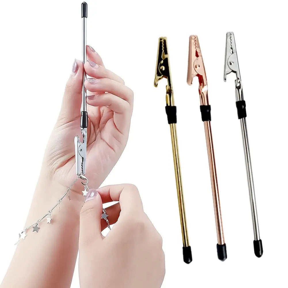 Adjustment Bracelet Tool Partner Jewelry Helper Fastening Aid Quickly Unfasten Hooking Equipment Pliers Clasps Ties Zipper Craft