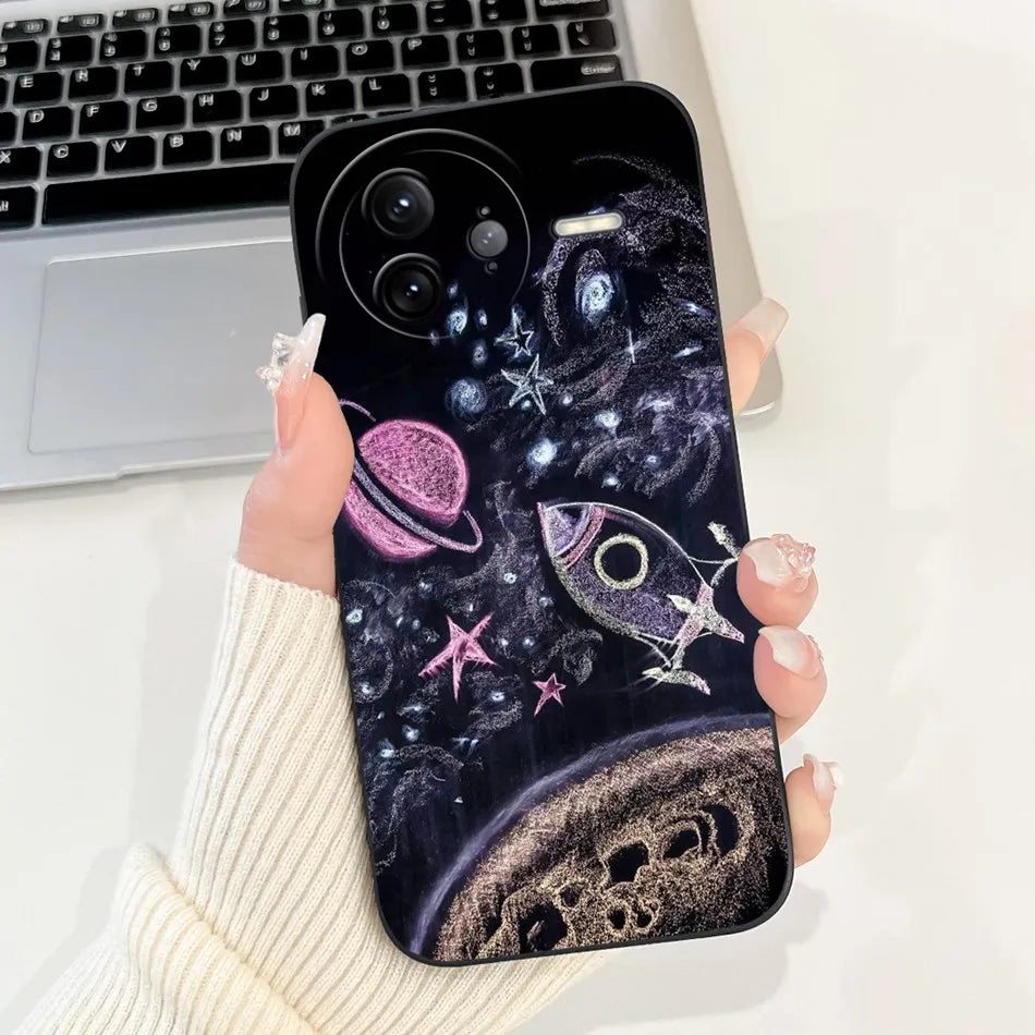 Xiaomi Poco F7 Ultra / F7 Pro Phone Case – Cute Cat & Panda Soft Silicone Shockproof Cover