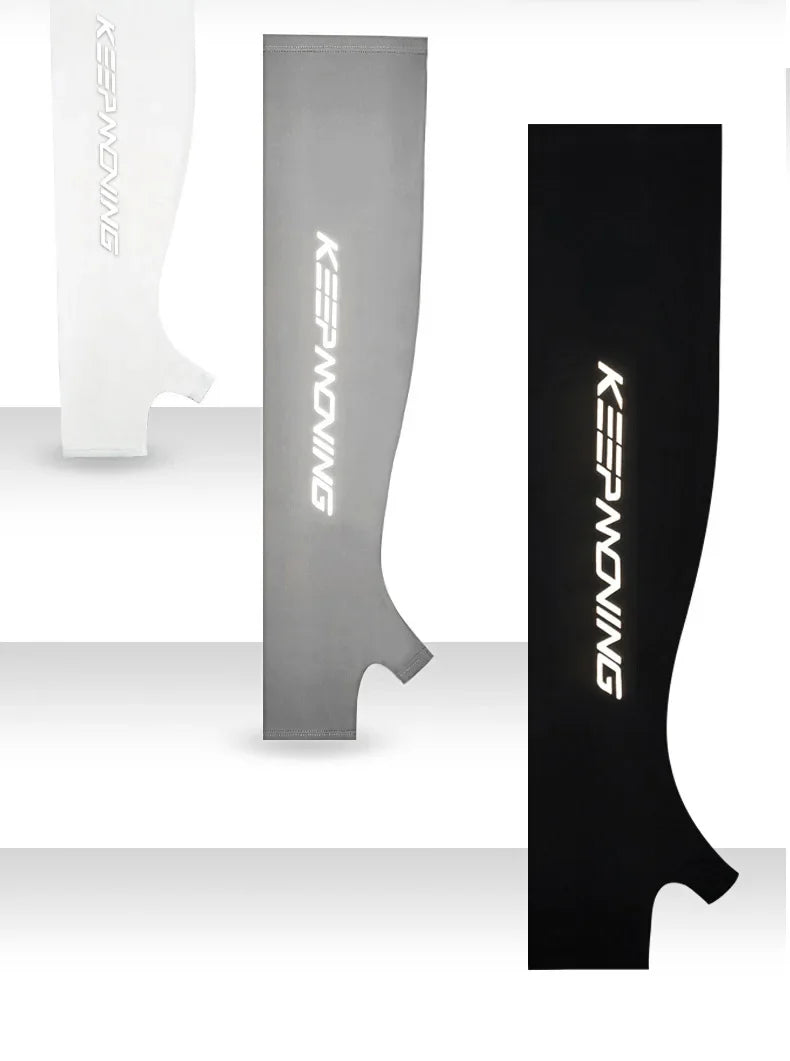 UV Protection Ice Silk Arm Sleeves – Cooling Cycling & Sports Sleeves for Men & Women