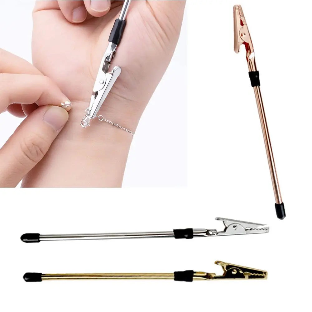 Adjustment Bracelet Tool Partner Jewelry Helper Fastening Aid Quickly Unfasten Hooking Equipment Pliers Clasps Ties Zipper Craft