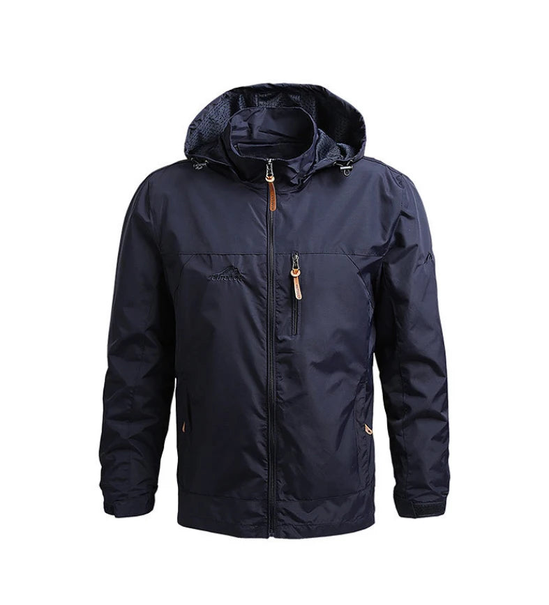 Men's Waterproof Softshell Tactical Jacket – Windbreaker for Hunting, Hiking & Fishing
