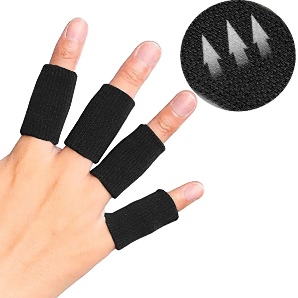 Finger Protection Sleeves – 10-Pack Elastic Support for Basketball, Gym & Sports