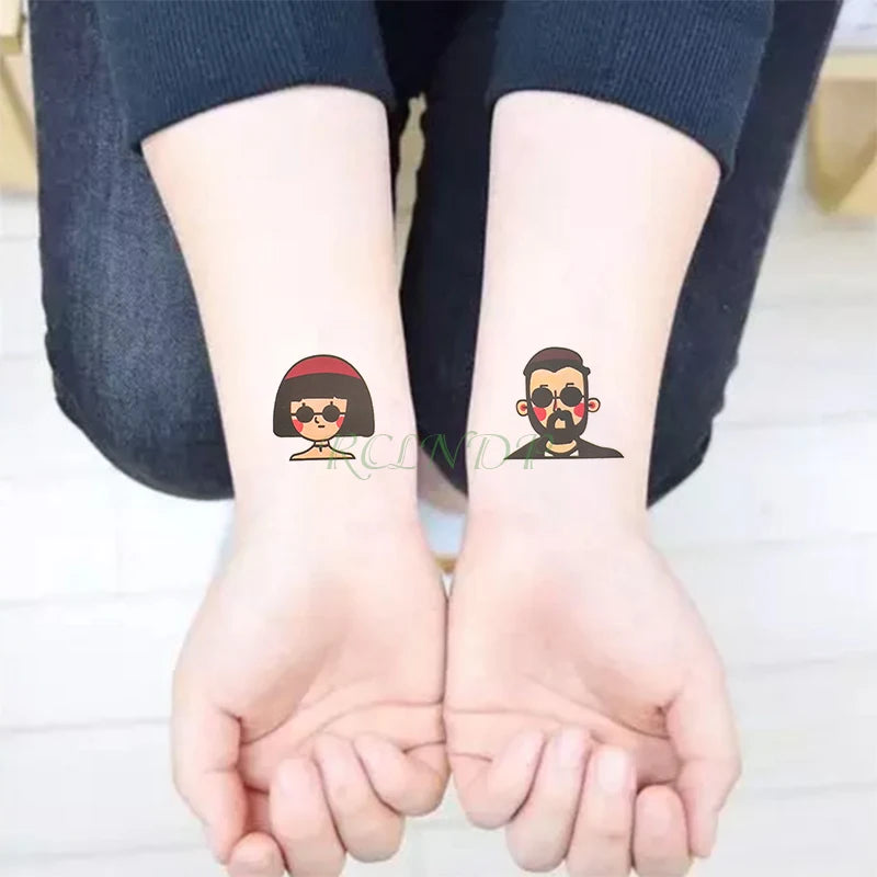 Anime Fire Flame Temporary Tattoo – Waterproof Flash Tattoo for Kids, Men & Women